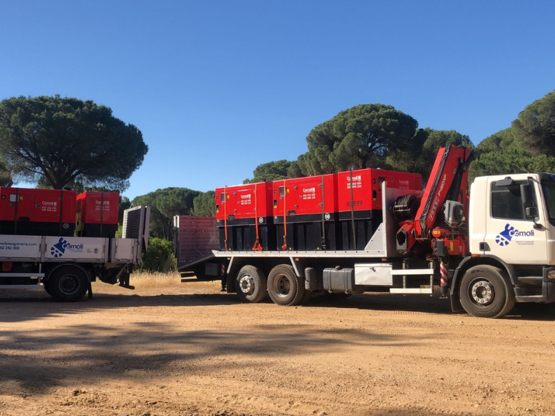 Alquiler de generadores de energía en Granada